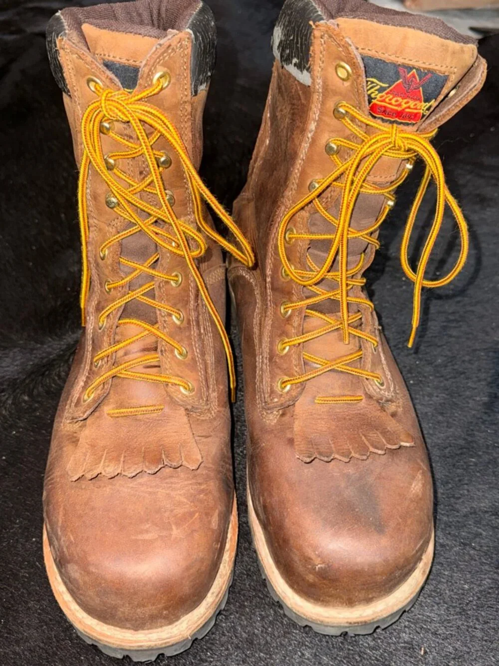 Thorogood Logger 9” Waterproof Steel Toe Boots 804-3556 Men’s 9.5W USA
